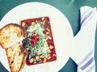 Szárított paradicsomos humusz